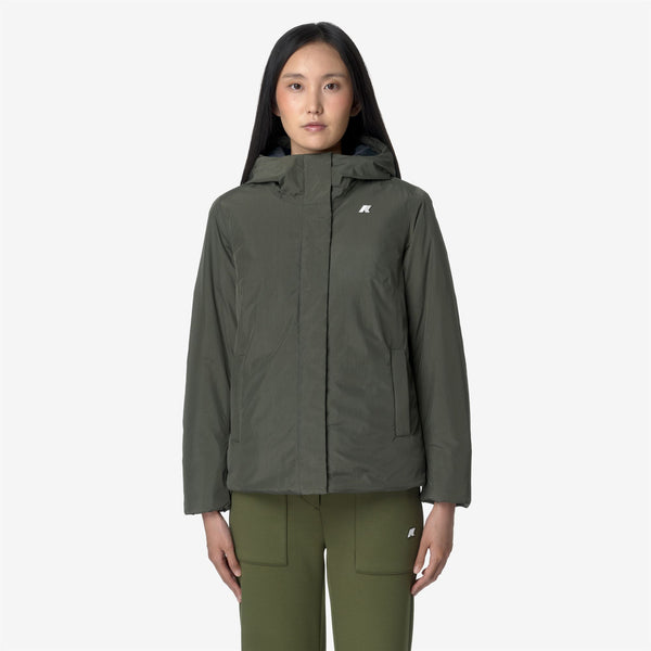 K Way LIL SOFT TOUCH MARMOTTA GREEN B-BLUE A