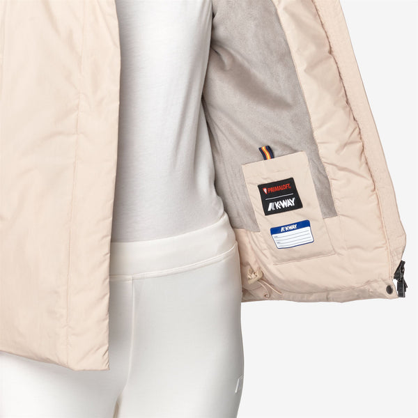 K Way LIL SOFT TOUCH MARMOTTA PINK TINT-GREY GOAT