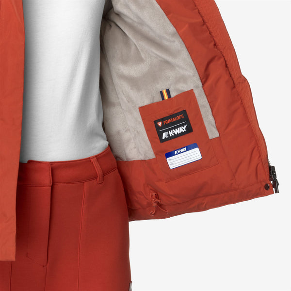 K Way LIL SOFT TOUCH MARMOTTA RED P-GREY B