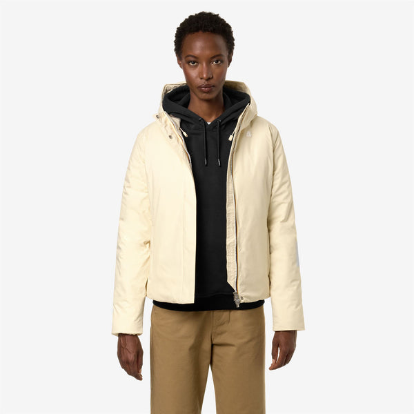 K Way LILY MICRO RIPSTOP MARMOTTA BEIGE E-GREY B