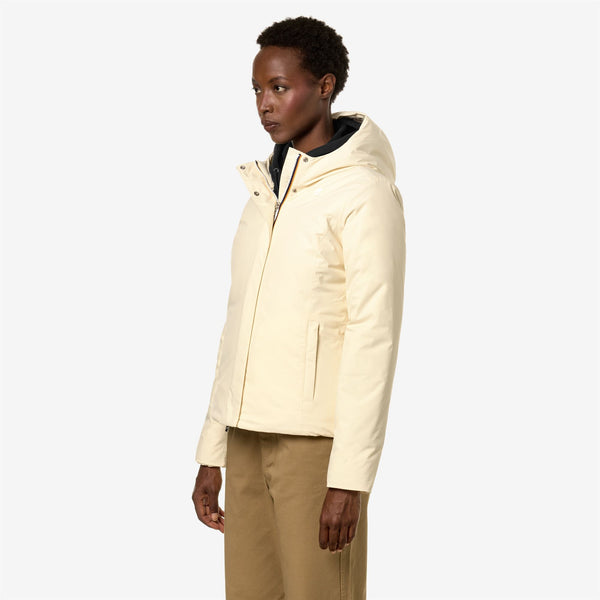 K Way LILY MICRO RIPSTOP MARMOTTA BEIGE E-GREY B