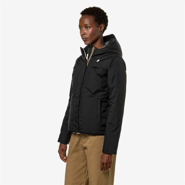 K Way LILY MICRO RIPSTOP MARMOTTA BLACK P-BLUE A