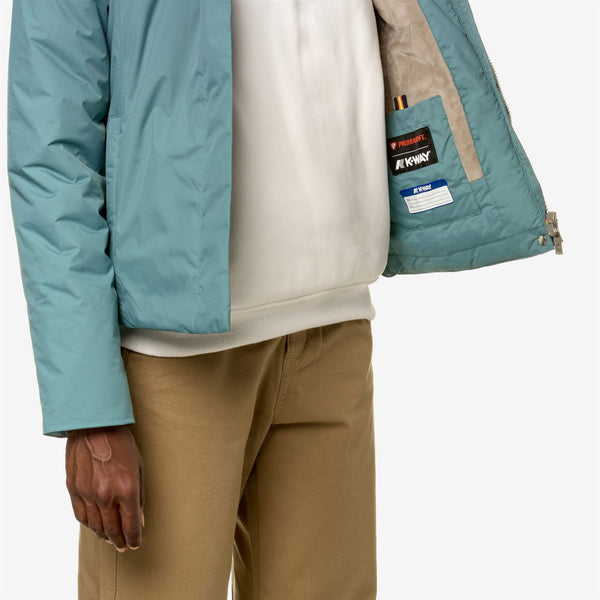 K Way LILY MICRO RIPSTOP MARMOTTA GREEN A-GREY B