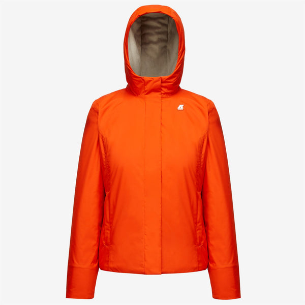 k way LILY MICRO RIPSTOP MARMOTTA ORANGE P-GREY B