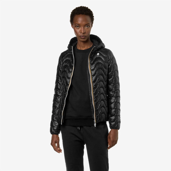 K Way LILY QUILTED WARM BLACK PURE