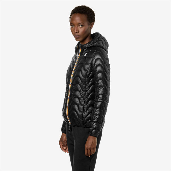K Way LILY QUILTED WARM BLACK PURE