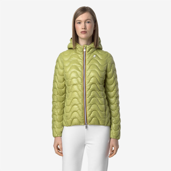 K Way LILY QUILTED WARM GREEN MOSS