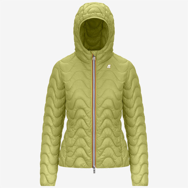 k way LILY QUILTED WARM GREEN MOSS
