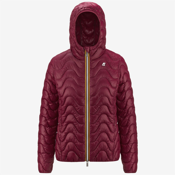k way LILY QUILTED WARM RED DK