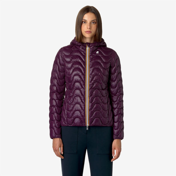 K Way LILY QUILTED WARM VIOLET DK PURPLE