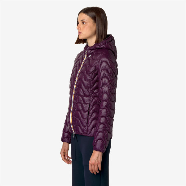 K Way LILY QUILTED WARM VIOLET DK PURPLE