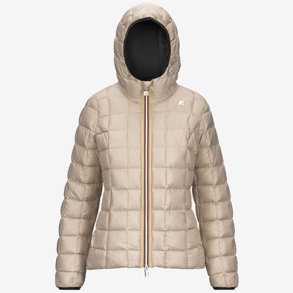 K Way LILY ST THERMO REVERSIBLE BLACK P-BEIGE G