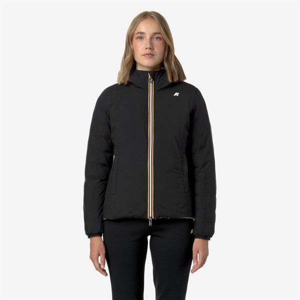 K Way LILY ST THERMO REVERSIBLE BLACK P-BEIGE G