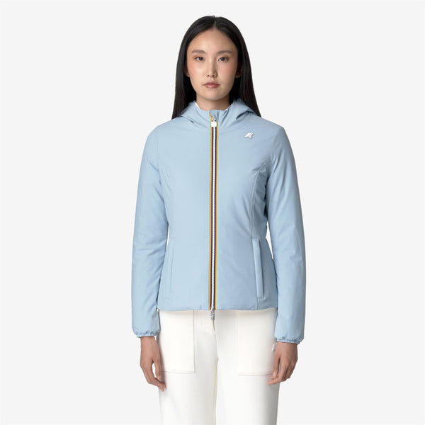 K Way LILY ST WARM REVERSIBLE BLUE A-WHITE G