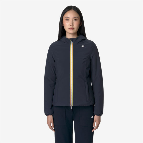 K Way LILY ST WARM REVERSIBLE BLUE D-GREEN C