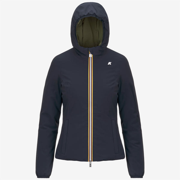k way LILY ST WARM REVERSIBLE BLUE D-GREEN C