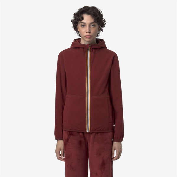 K Way LILY VELOUR POLAR REVERSIBLE RED SYRAH COMBO