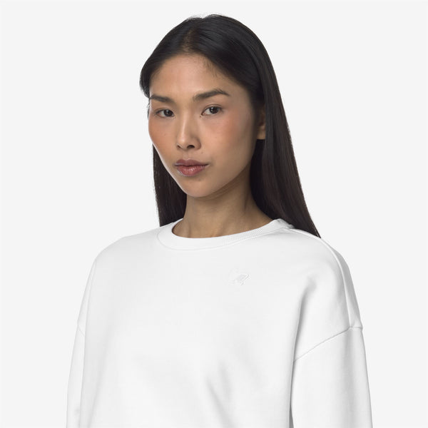 K Way LOIZA FRENCH TERRY WHITE