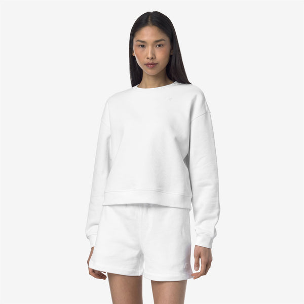 K Way LOIZA FRENCH TERRY WHITE