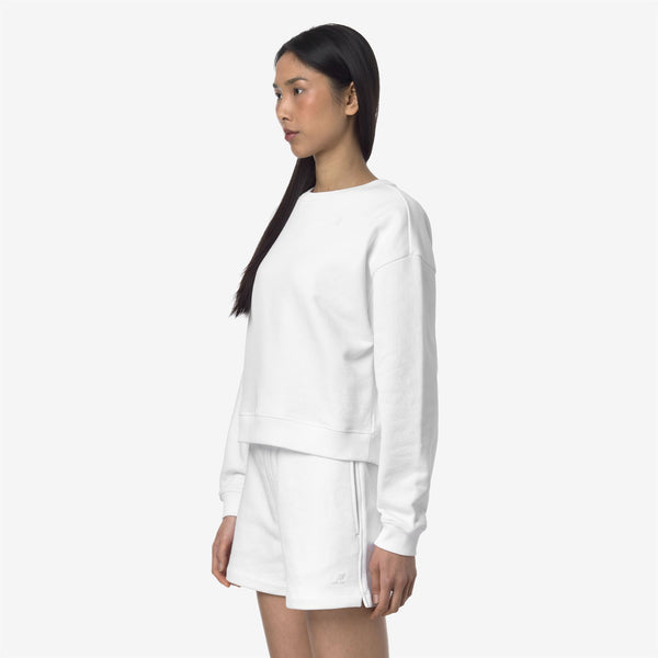 K Way LOIZA FRENCH TERRY WHITE