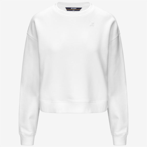 k way LOIZA FRENCH TERRY WHITE