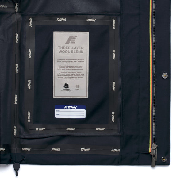 K Way LOUIR 3L WOOL BLUE DEPTH COMBO