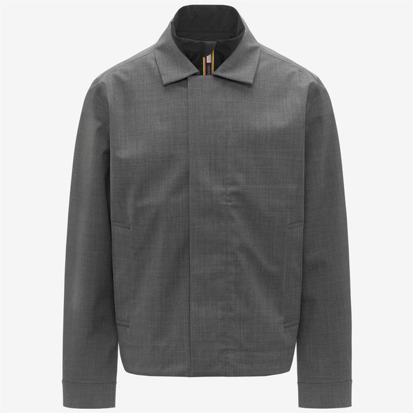 k way LOUIR 3L WOOL GREY SHADOW DK GRISAILLE