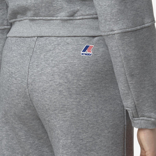 K Way LOYRE BRUSHED PC GREY MELANGE MID