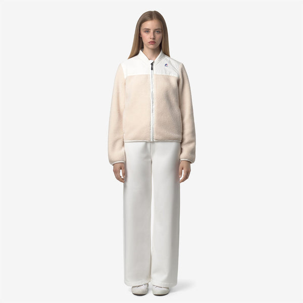 K Way LOYRE BRUSHED PC WHITE GARDENIA