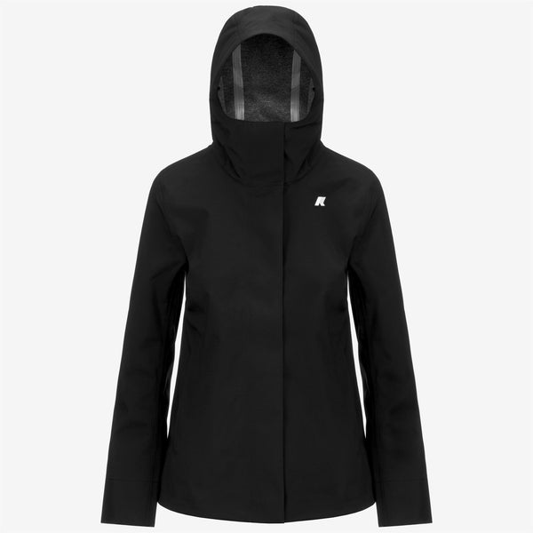 k way MADALINA BONDED JERSEY BLACK PURE