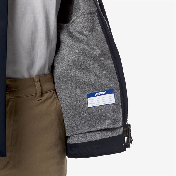 K Way MADALINA BONDED JERSEY BLUE DEPTH