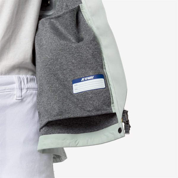 K Way MADALINA BONDED JERSEY GREY SAGE