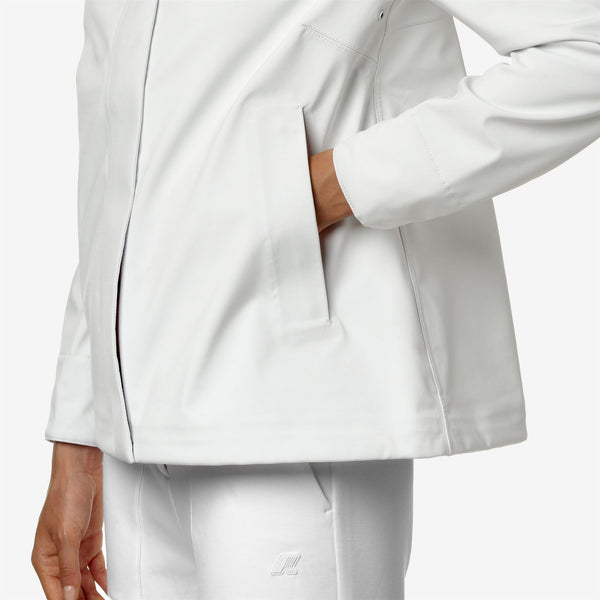 K Way MADALINA BONDED WHITE G-BLUE D