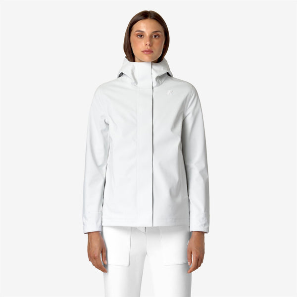 K Way MADALINA BONDED WHITE G-BLUE D