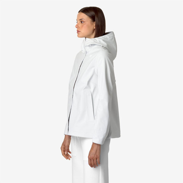 K Way MADALINA BONDED WHITE G-BLUE D