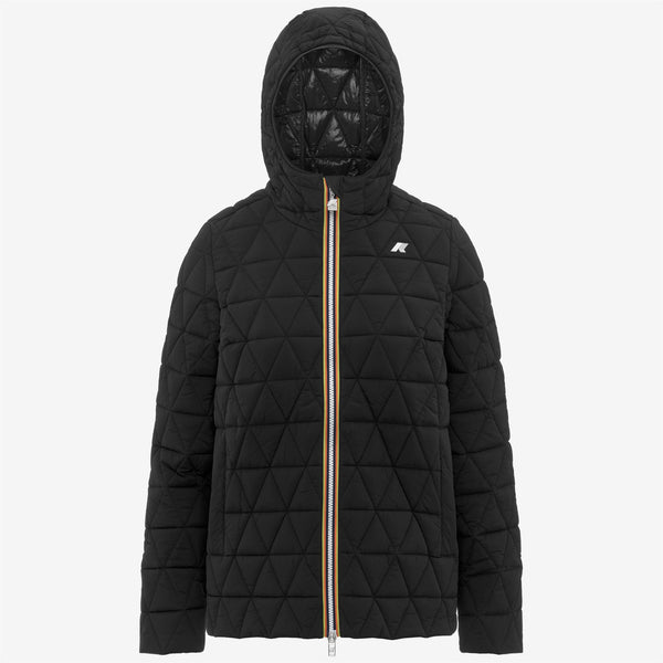 k way MADLAINE DIAMOND QUILTED WARM BLACK PURE