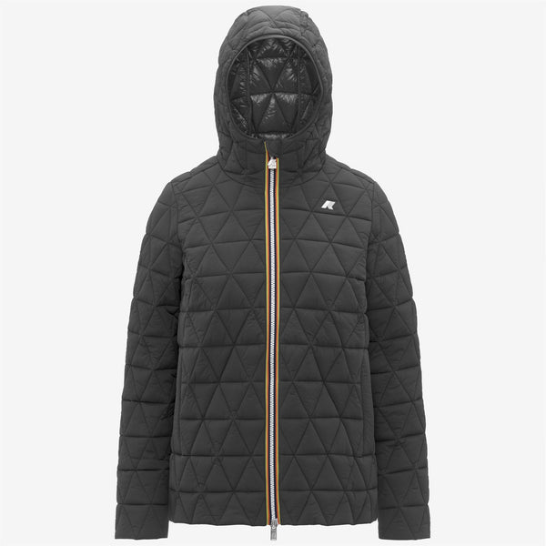 k way MADLAINE DIAMOND QUILTED WARM GREY SHADOW DK