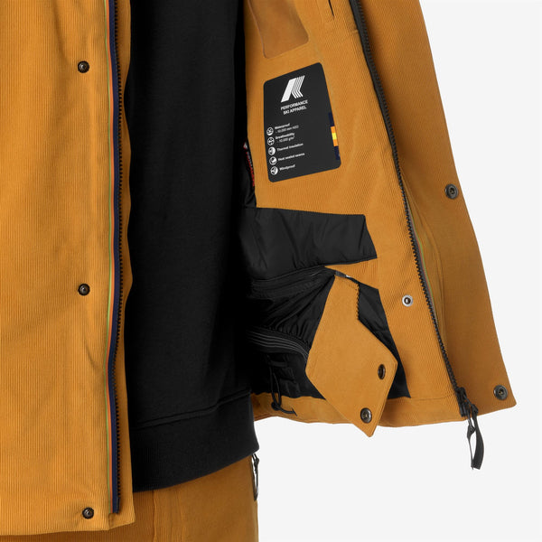 K Way MALAMOT CORDUROY YELLOW INCA