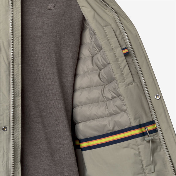 K Way MANUEL WARM OTTOMAN GREEN OAK