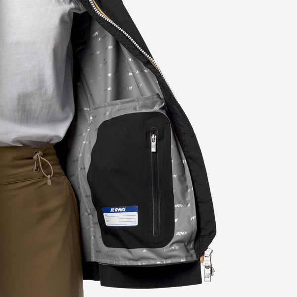 K Way MARGUERITE STRETCH DOT BLACK PURE