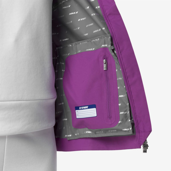 K Way MARGUERITE STRETCH DOT VIOLET