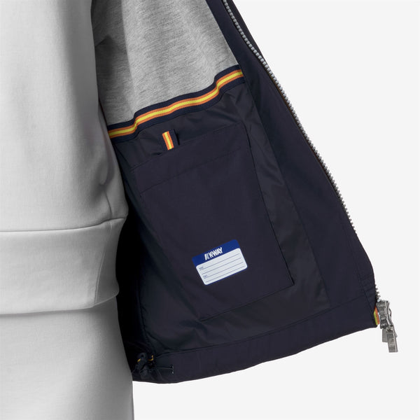 K Way MARGUERITE STRETCH POLY JERSEY BLUE DEPTH