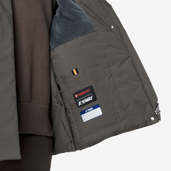 K Way MARLETTE SOFT TOUCH MARMOTTA GREN B-BLUE A