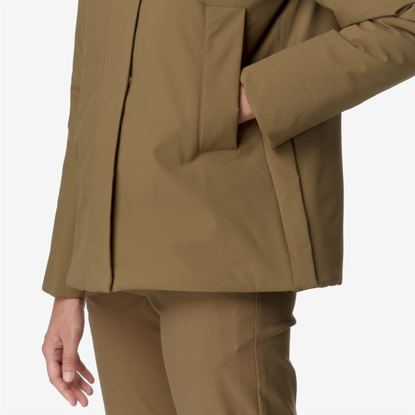 K Way MARLETTE ST WARM BROWN CORDA