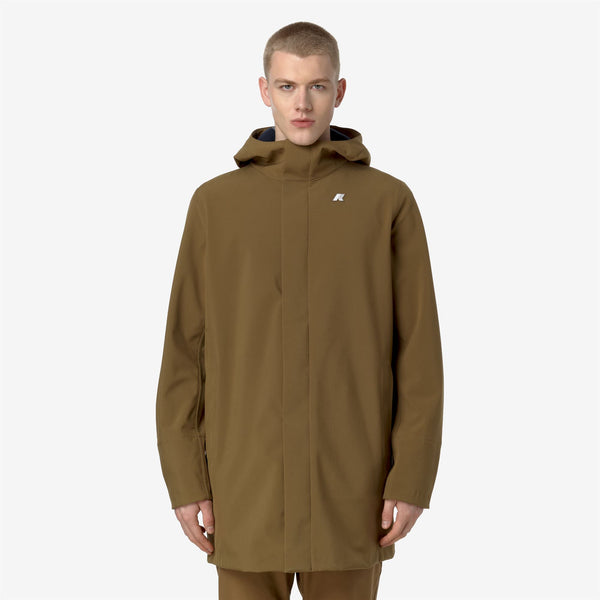 K Way MARLYN BONDED BROWN CORDA-BLUE DEPTH