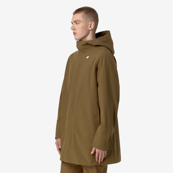 K Way MARLYN BONDED BROWN CORDA-BLUE DEPTH