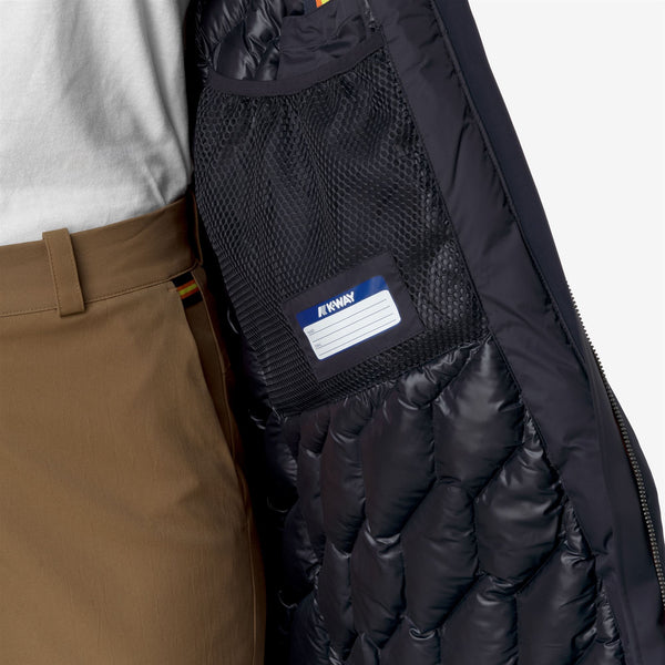 K Way MATHIEL BONDED PADDED BLUE DEPTH