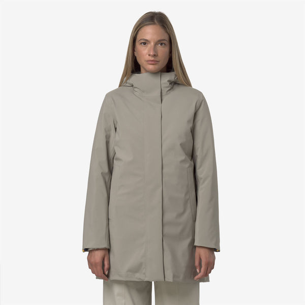 K Way MATHIEL BONDED PADDED GREEN OAK-GREEN OAK