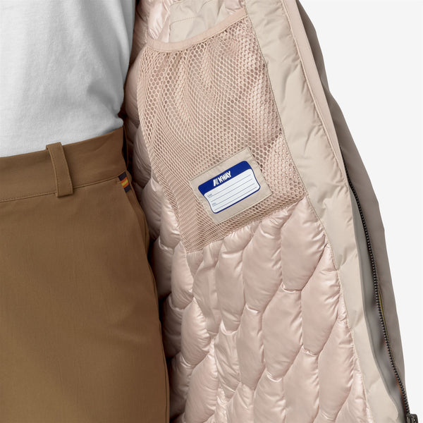 K Way MATHIEL BONDED PADDED PINK TINT