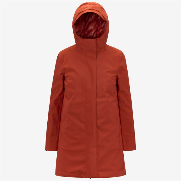 k way MATHIEL BONDED PADDED RED POMPEIAN